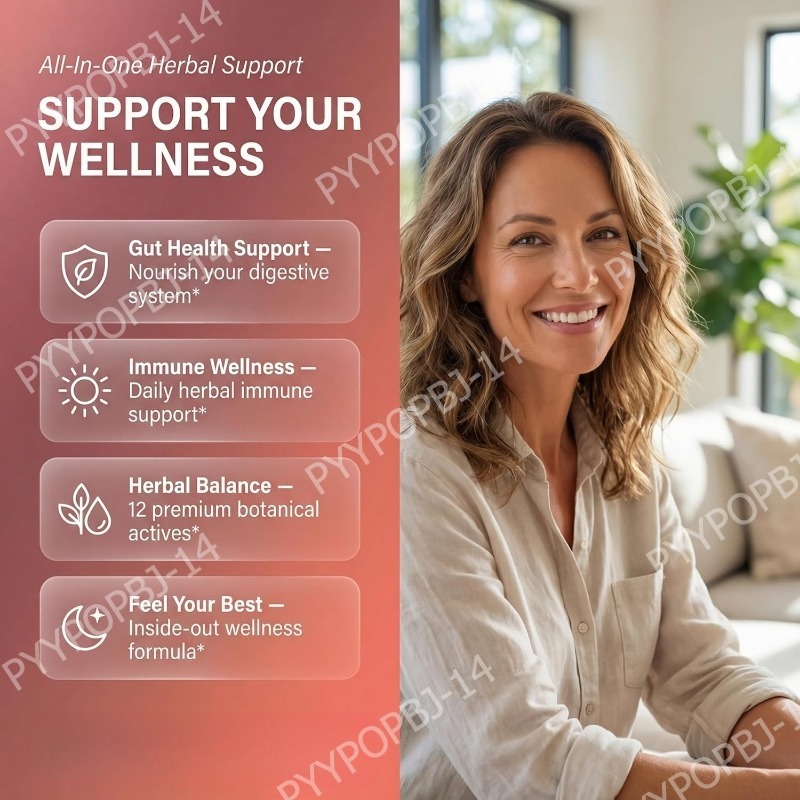 ハーブ液体ドロップス（ニンニク、ブラックウォールナット、カボ - Herbal Wellness Blend のレビューと価格